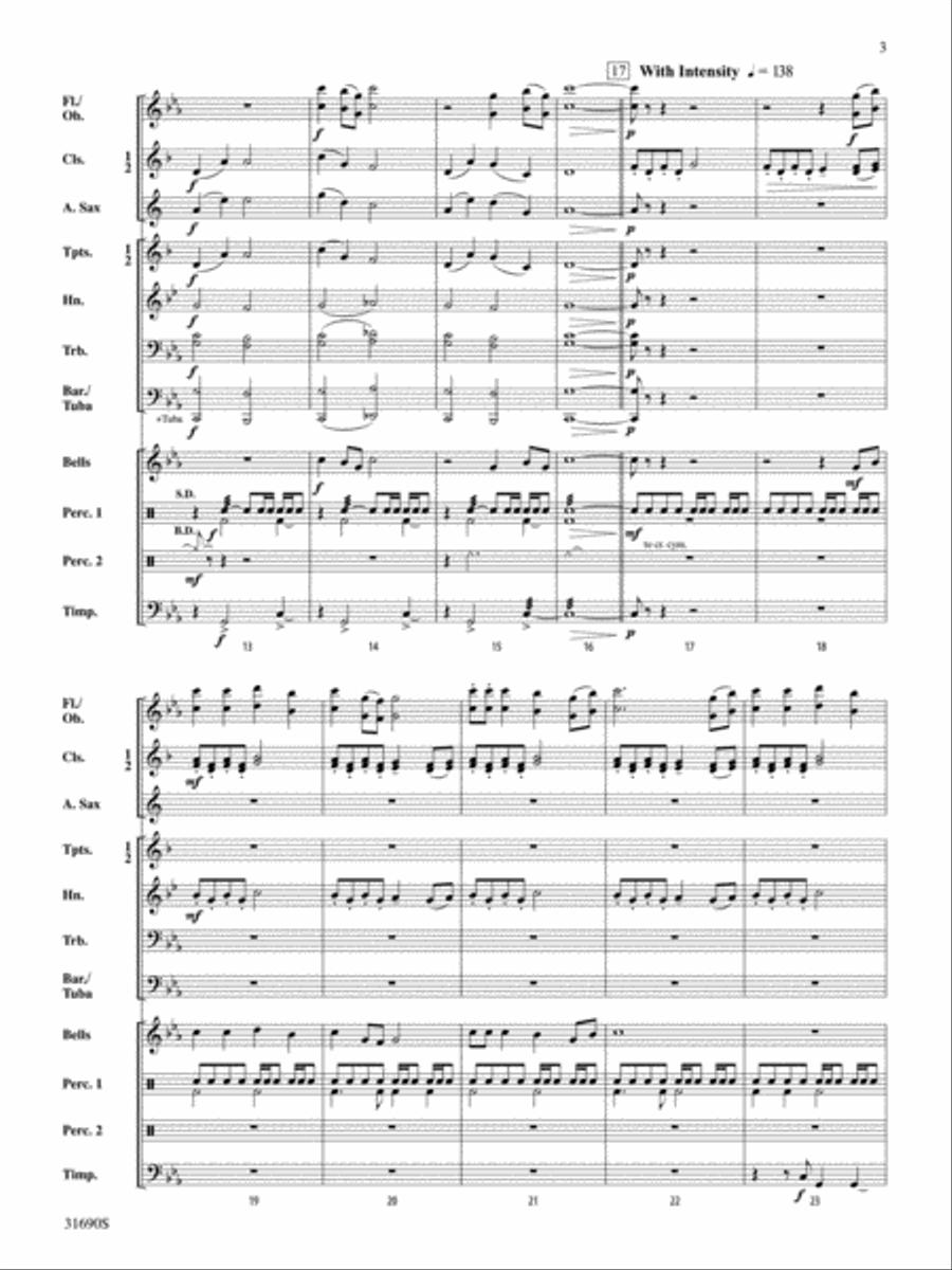 Big Raven Big Raven Concert Band scores gallery preview page 3