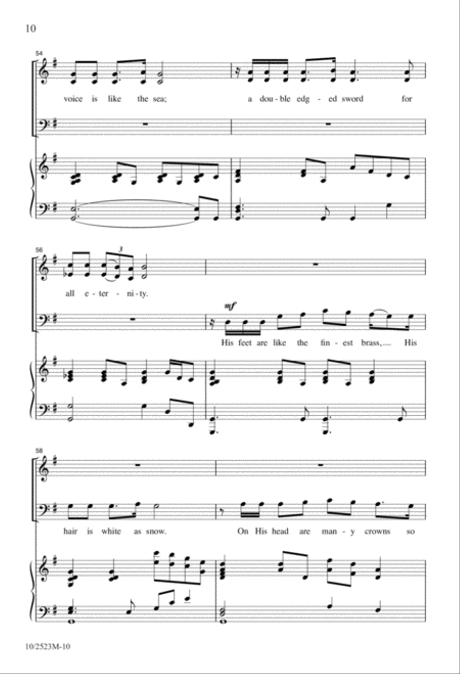 A Name Above All Names 4-Part scores gallery preview page 10