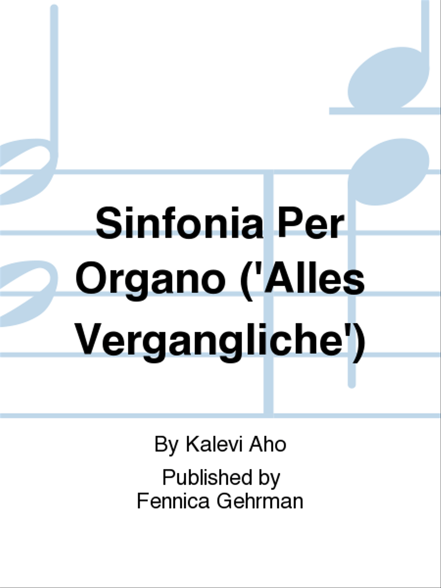 Sinfonia Per Organo (