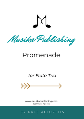 Book cover for Promenade - for Young Flute Trio