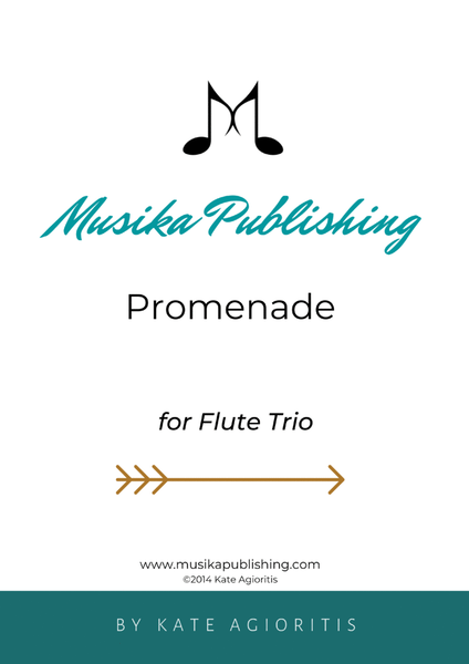 Promenade - for Young Flute Trio image number null
