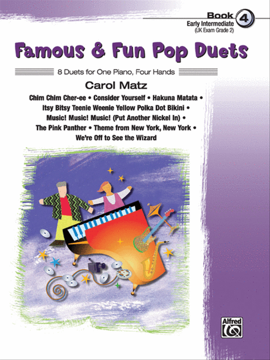 Famous & Fun Pop Duets, Book 4 Small Ensemble scores gallery preview page 1