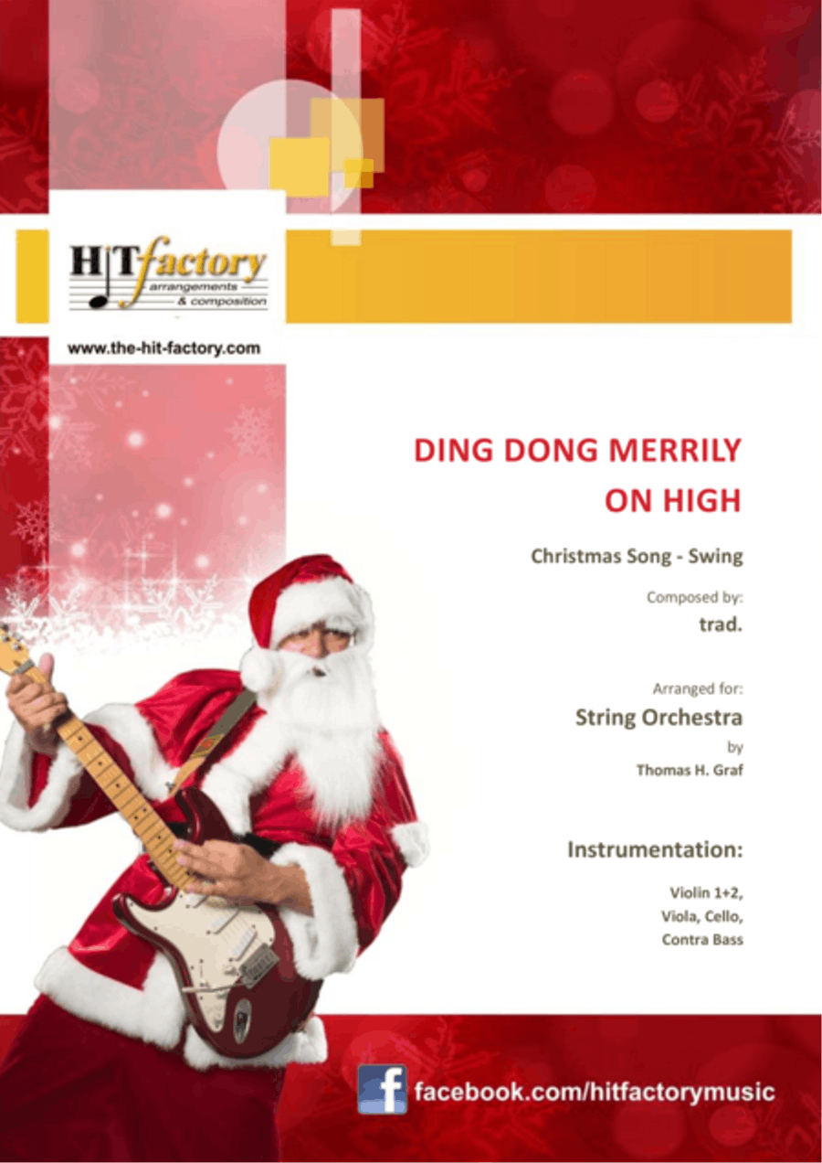 Ding dong merrily on high - Swing - String Orchestra String Orchestra scores gallery preview page 1
