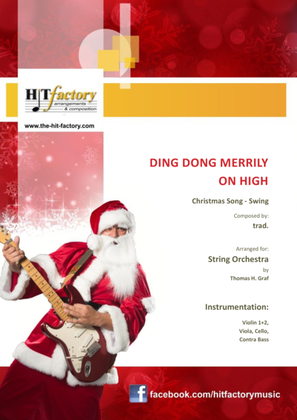 Book cover for Ding dong merrily on high - Swing - String Orchestra