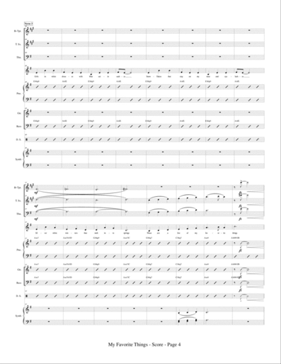 My Favorite Things Small Ensemble scores gallery preview page 6