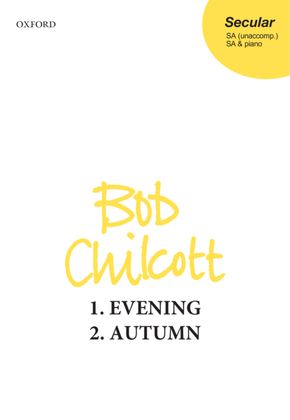 Book cover for Evening/Autumn