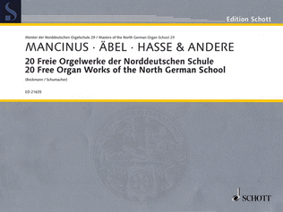Book cover for 20 Free Organ Works of the North German School