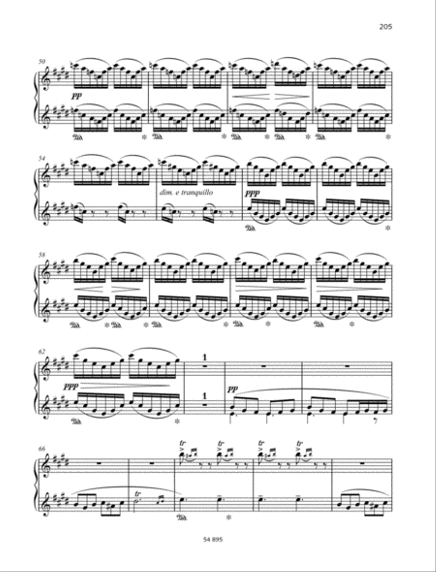 Peet Gynt-Suite No. 1 Piano Duet scores gallery preview page 6