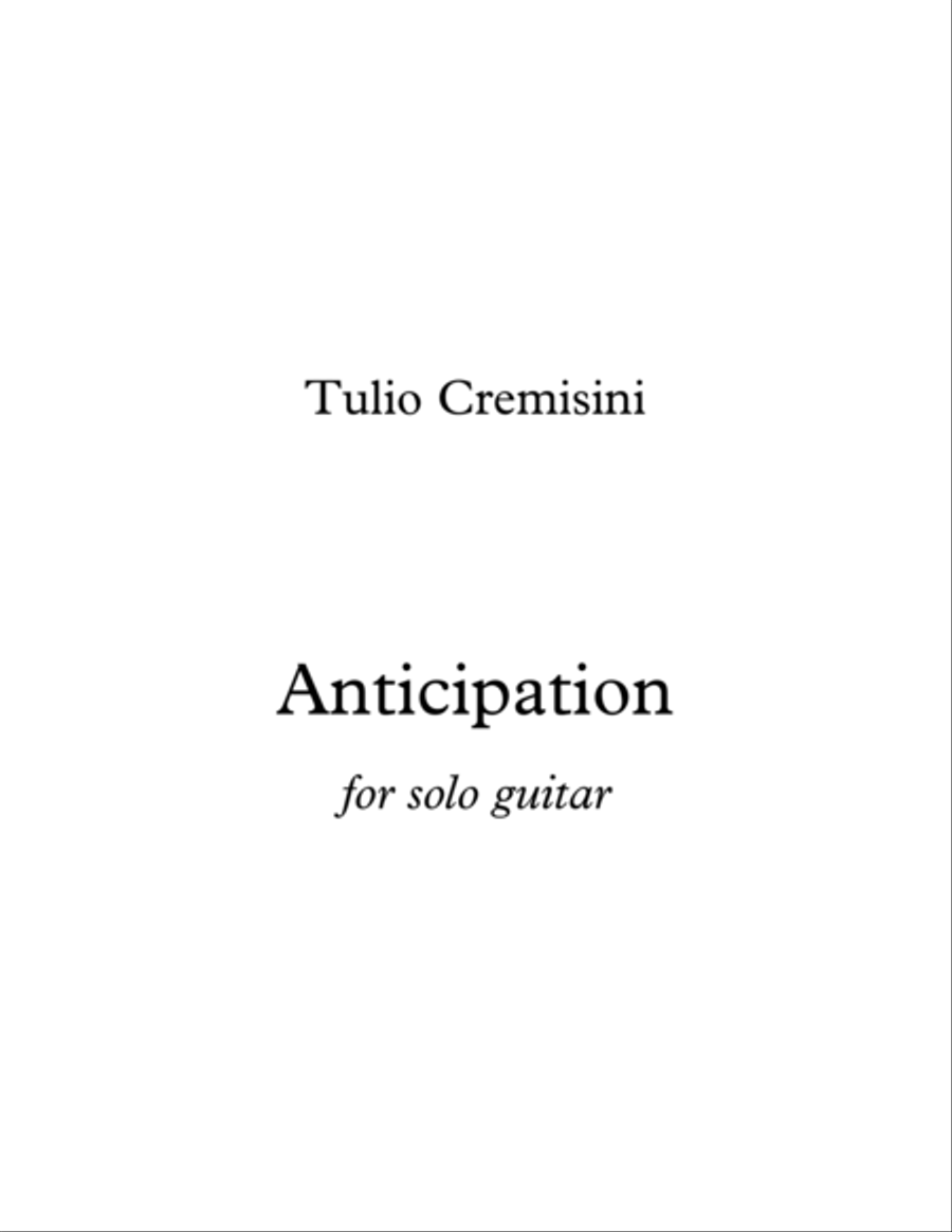 Anticipation Anticipation Electric Guitar scores gallery preview page 1