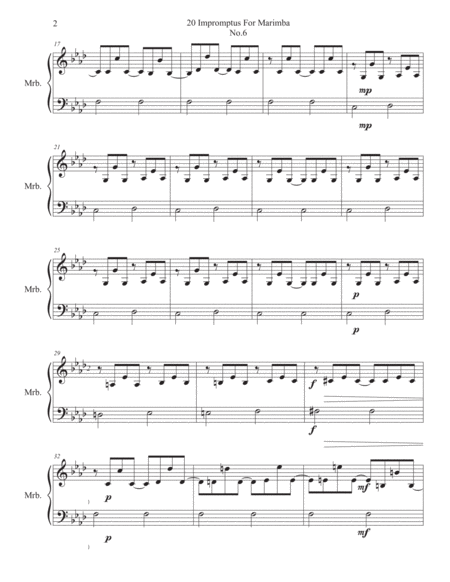 Impromptu No.6 For Marimba