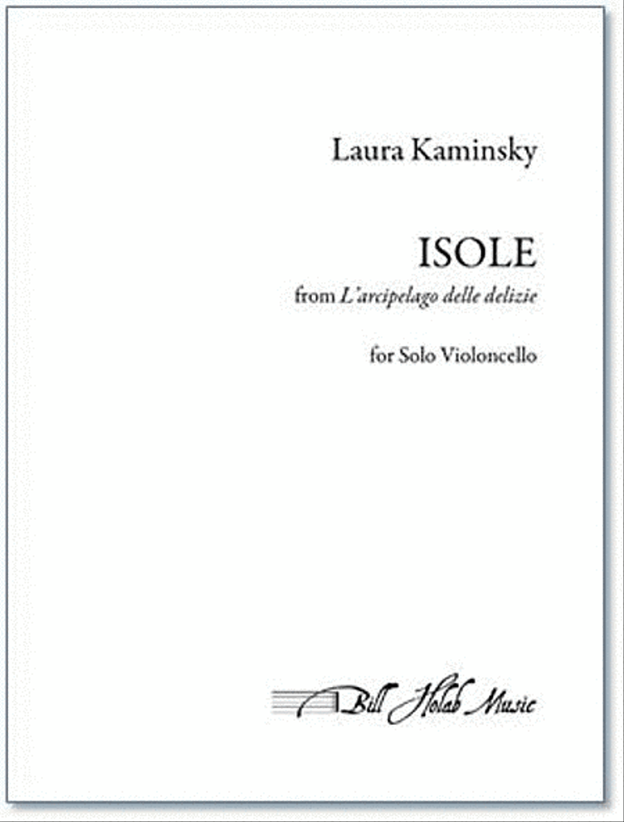 Isole Cello Solo scores gallery preview page 1