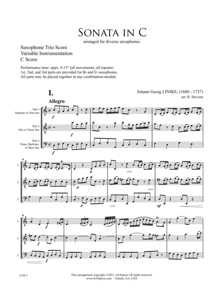 Trio Sonata in C image number null