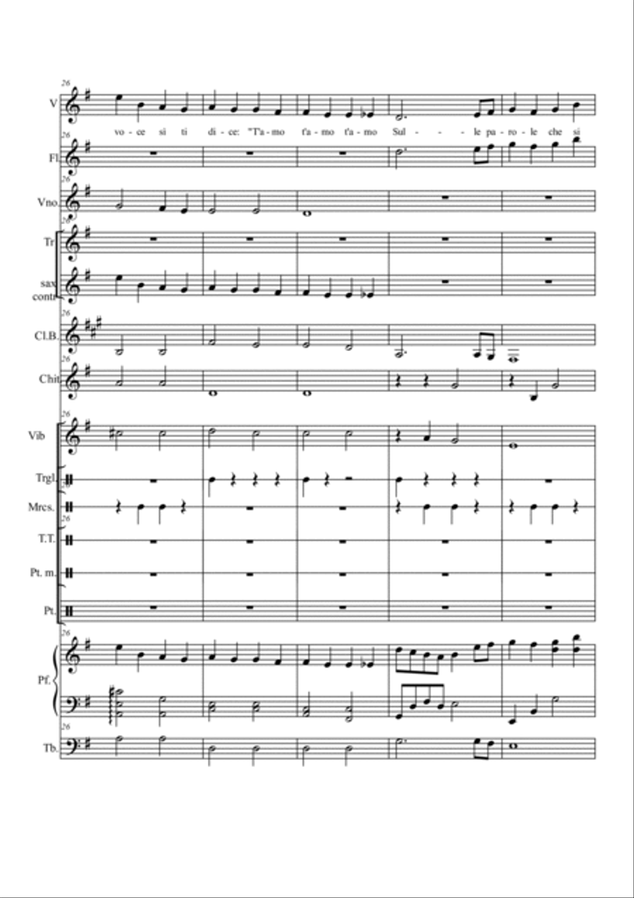 More (ti Guarderò Nel Cuore) - Score Only Score scores gallery preview page 6
