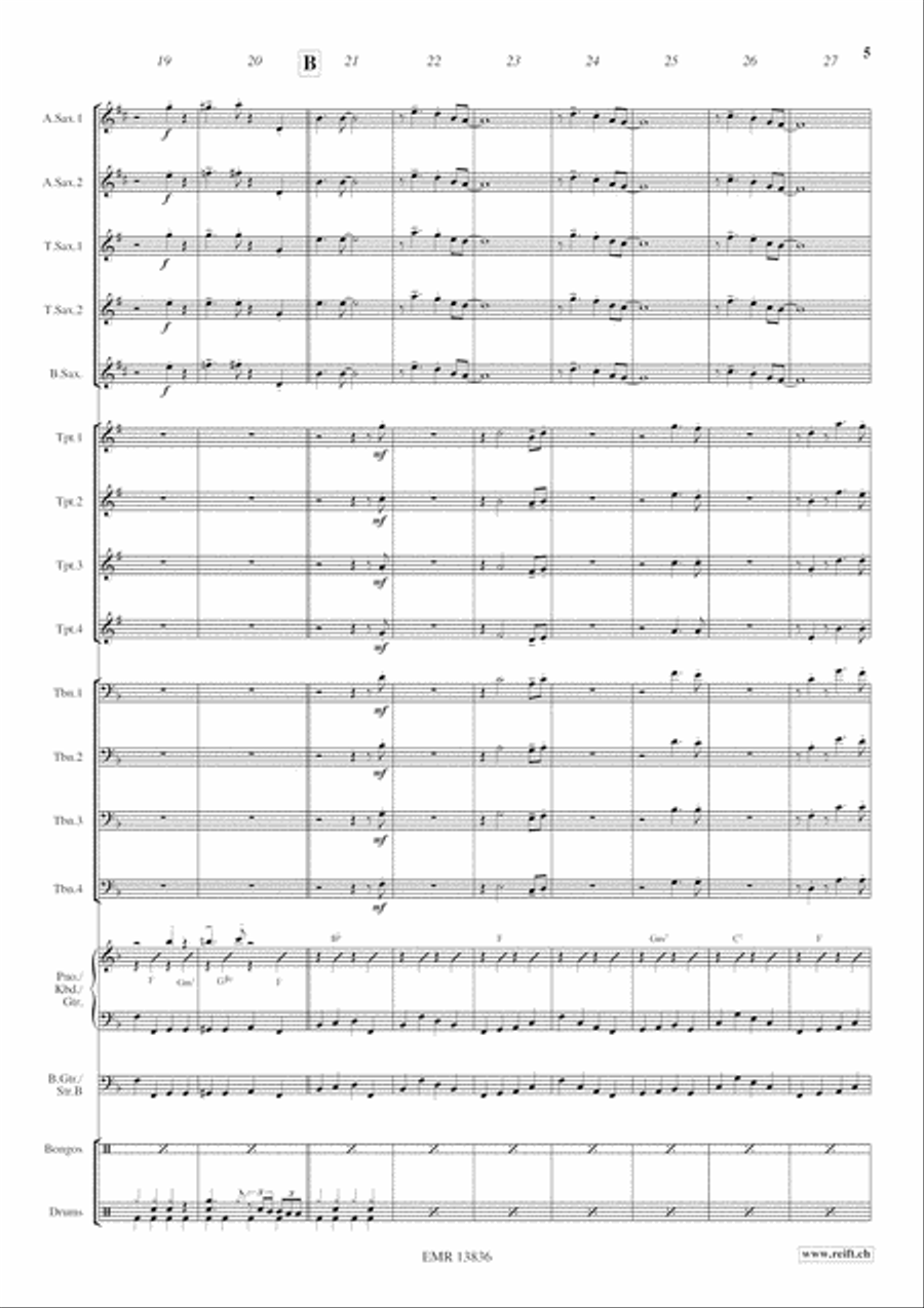 Rush Hour Rush Hour Big Band scores gallery preview page 6