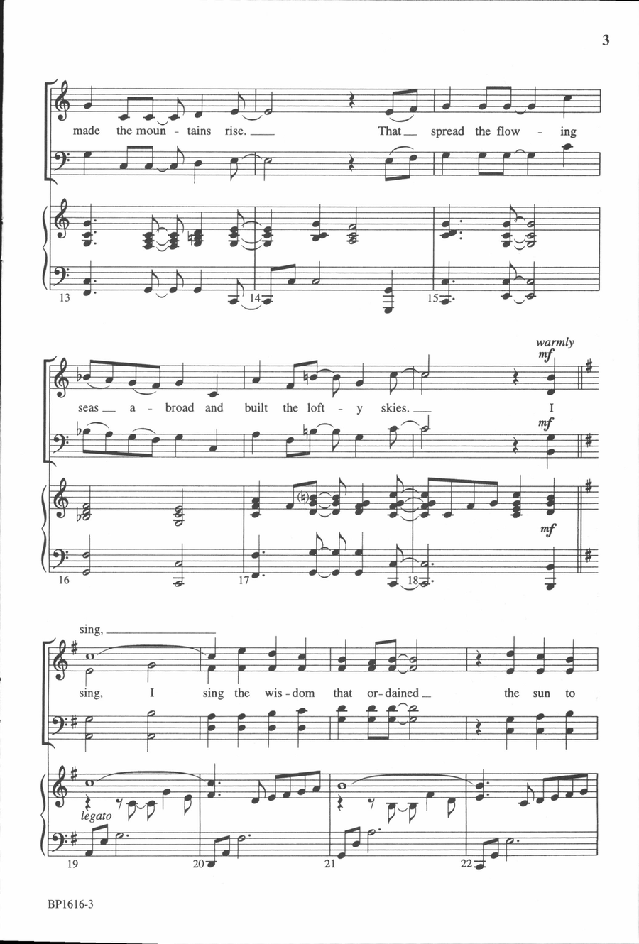 The Mighty Power of God - SATB 4-Part scores gallery preview page 3
