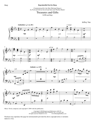 Treasures and Gifts (Downloadable Harp Part)