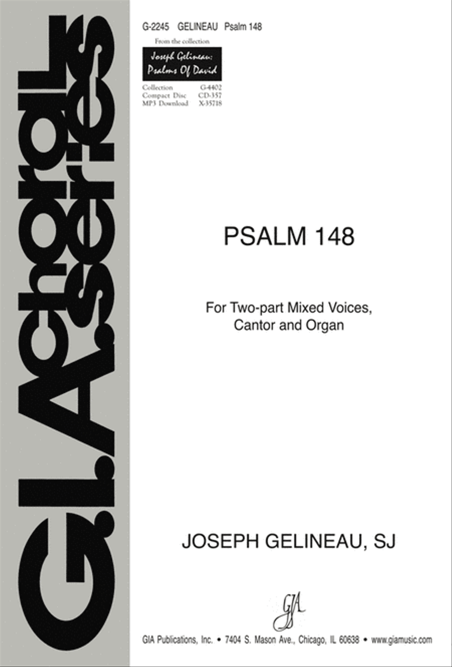 Psalm 148 Psalm 148 2-Part scores gallery preview page 1