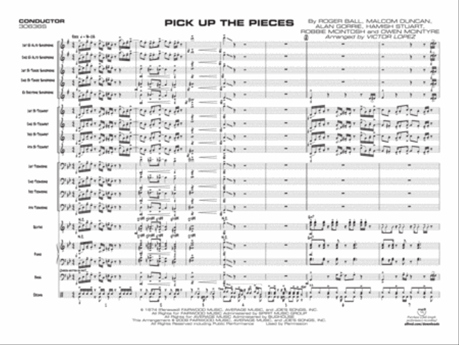 Pick Up the Pieces Jazz Ensemble scores gallery preview page 2