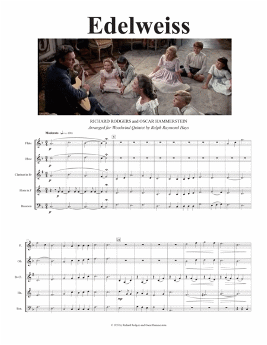 Edelweiss Woodwind Quintet scores gallery preview page 2