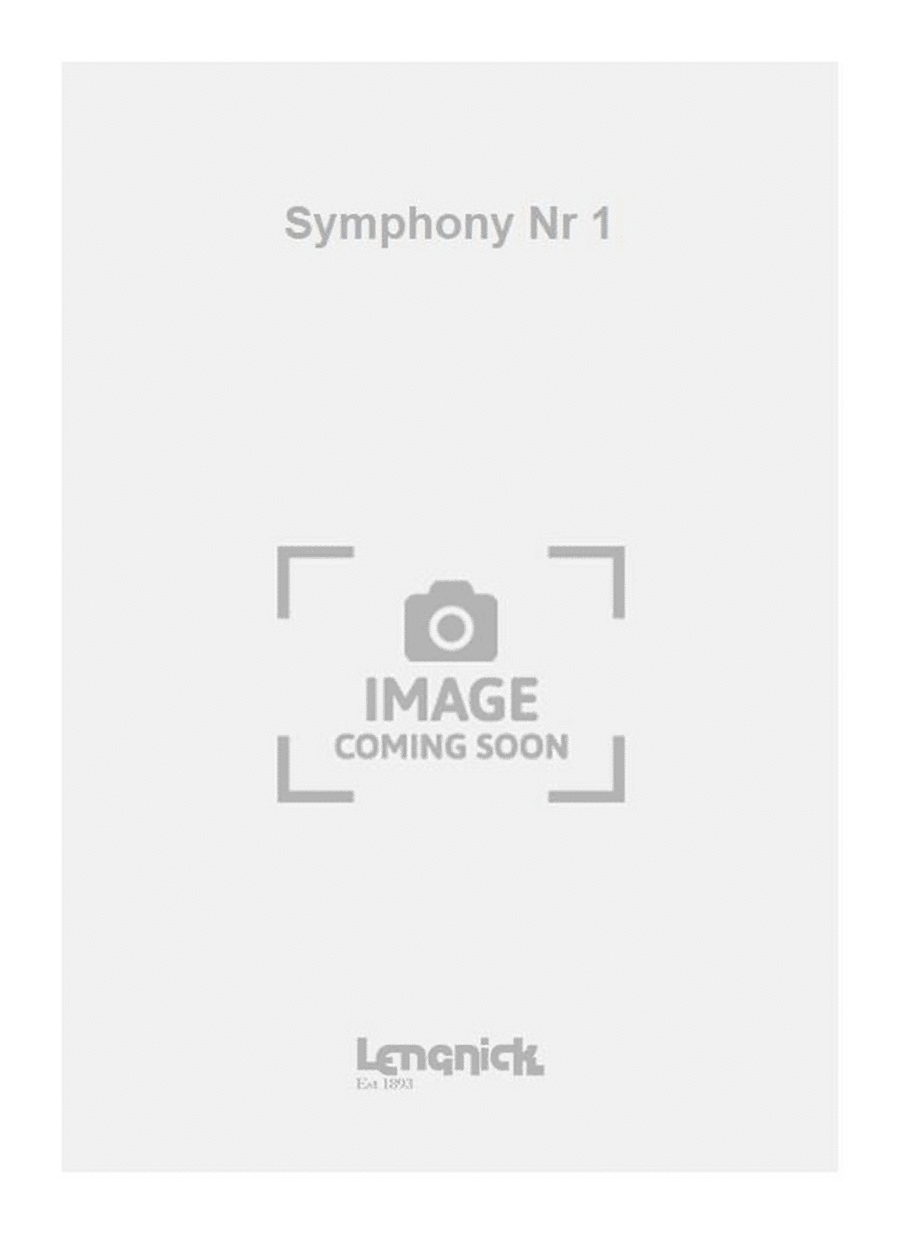 Symphony Nr 1 Score scores gallery preview page 1