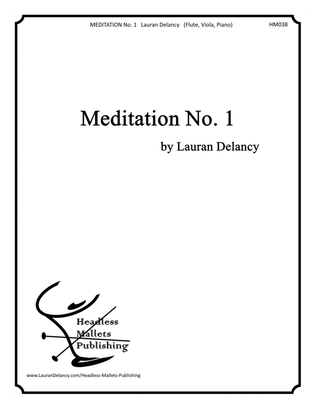 Meditation No. 1 (Flute, Viola, Piano)
