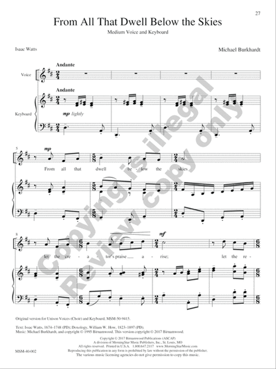 Seasons and Celebrations (Winter) Medium Voice scores gallery preview page 14