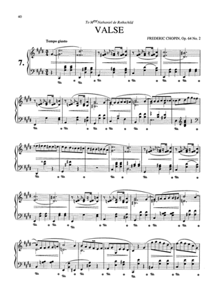 Chopin: Valse, Opus 64, No. 2