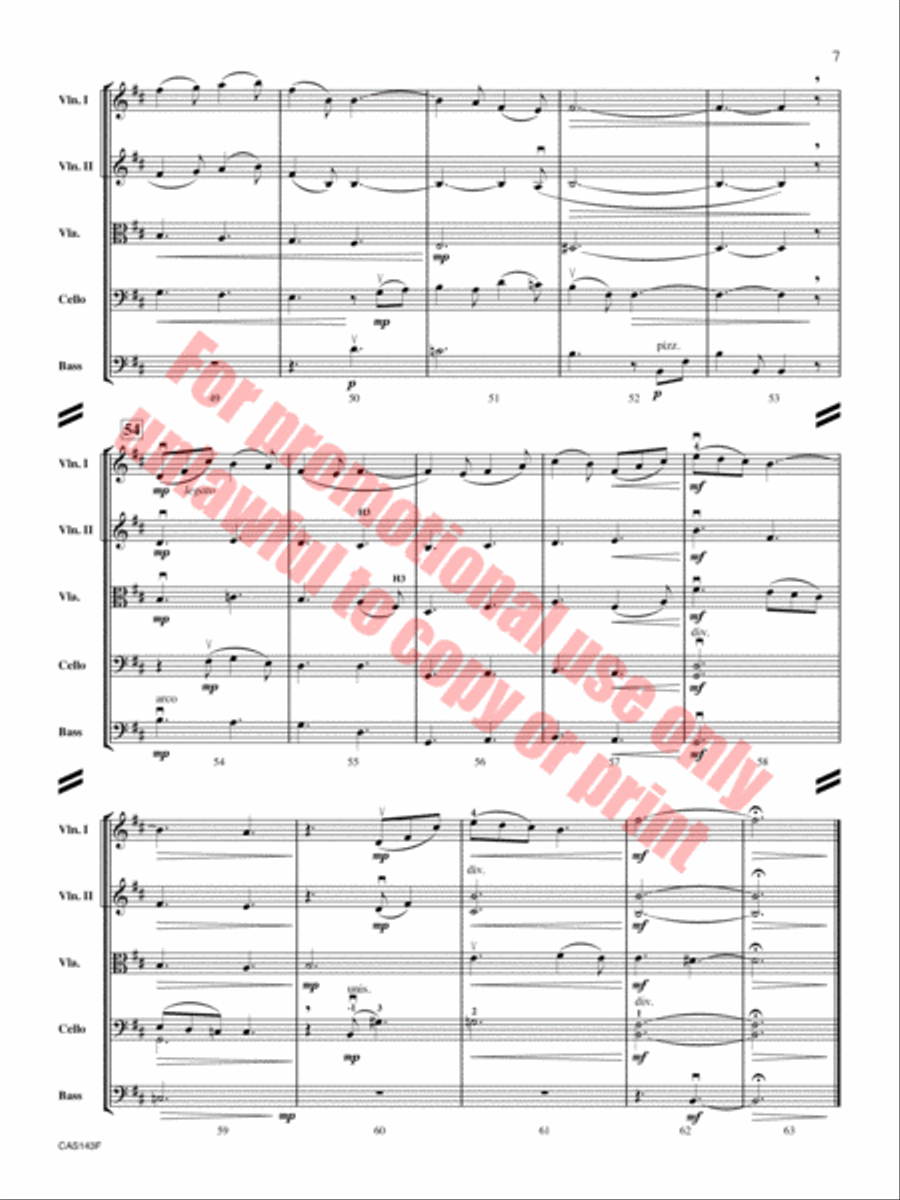 Night Blooming Jasmine String Orchestra scores gallery preview page 8
