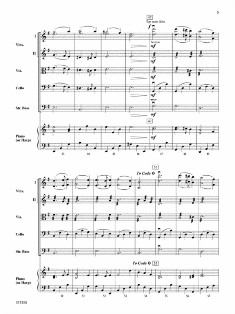 Greensleeves Greensleeves String Orchestra scores gallery preview page 5