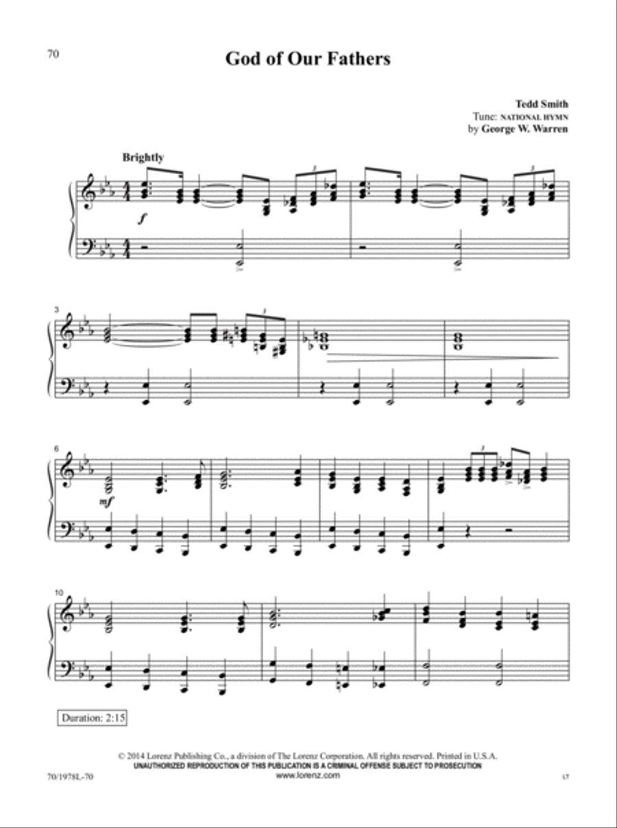 The Church Pianist's Library, Vol. 18 Piano Solo scores gallery preview page 25