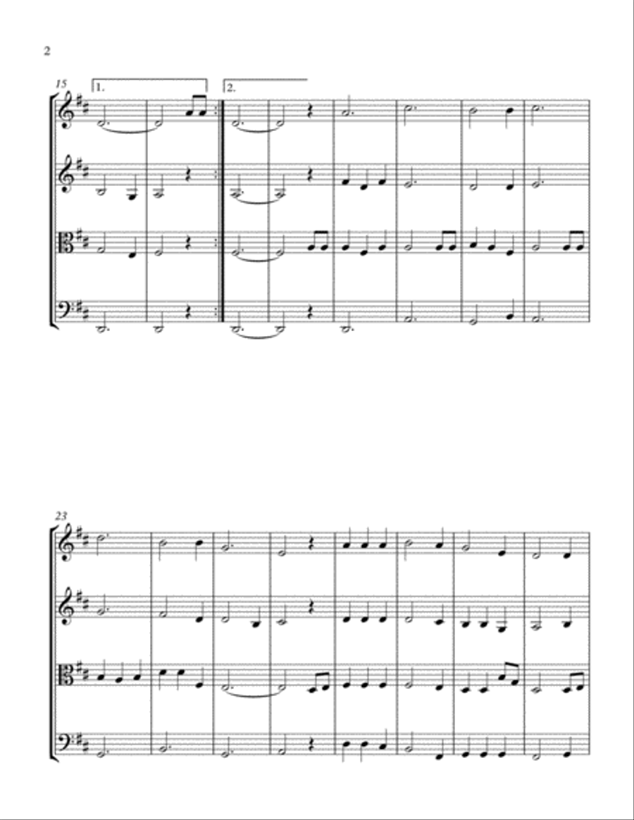 Sound of Mull (String Quartet) String Quartet scores gallery preview page 2