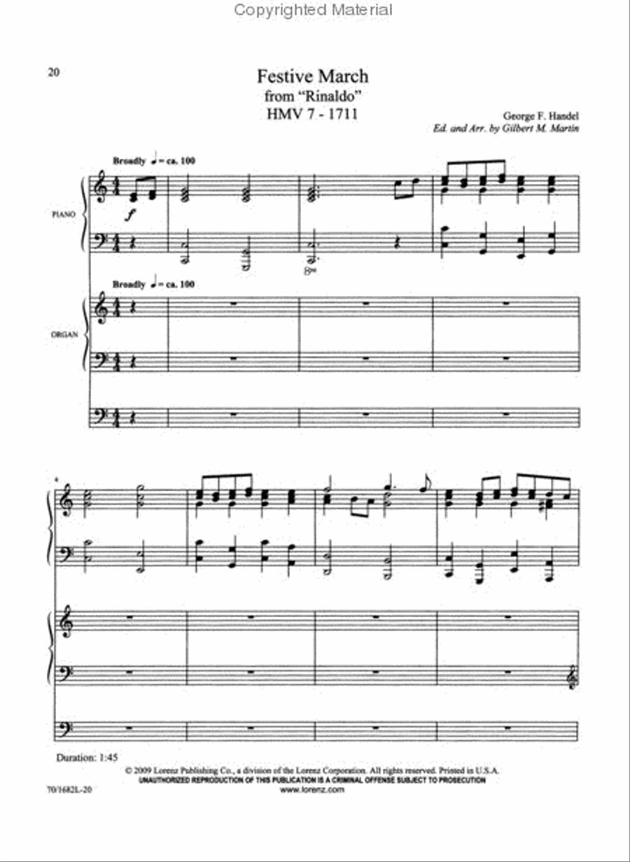 A Handel Celebration Organ scores gallery preview page 3