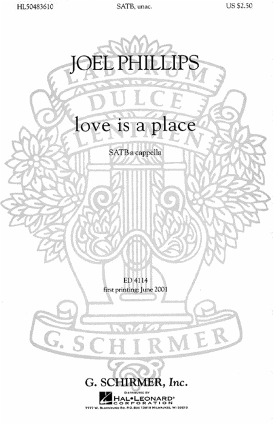 love is a place love is a place Divisi scores gallery preview page 1
