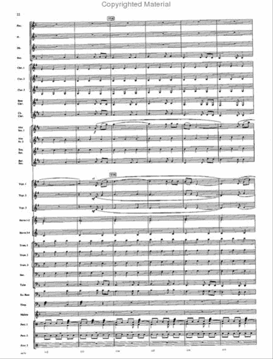 American Folk Fantasia American Folk Fantasia Concert Band scores gallery preview page 23