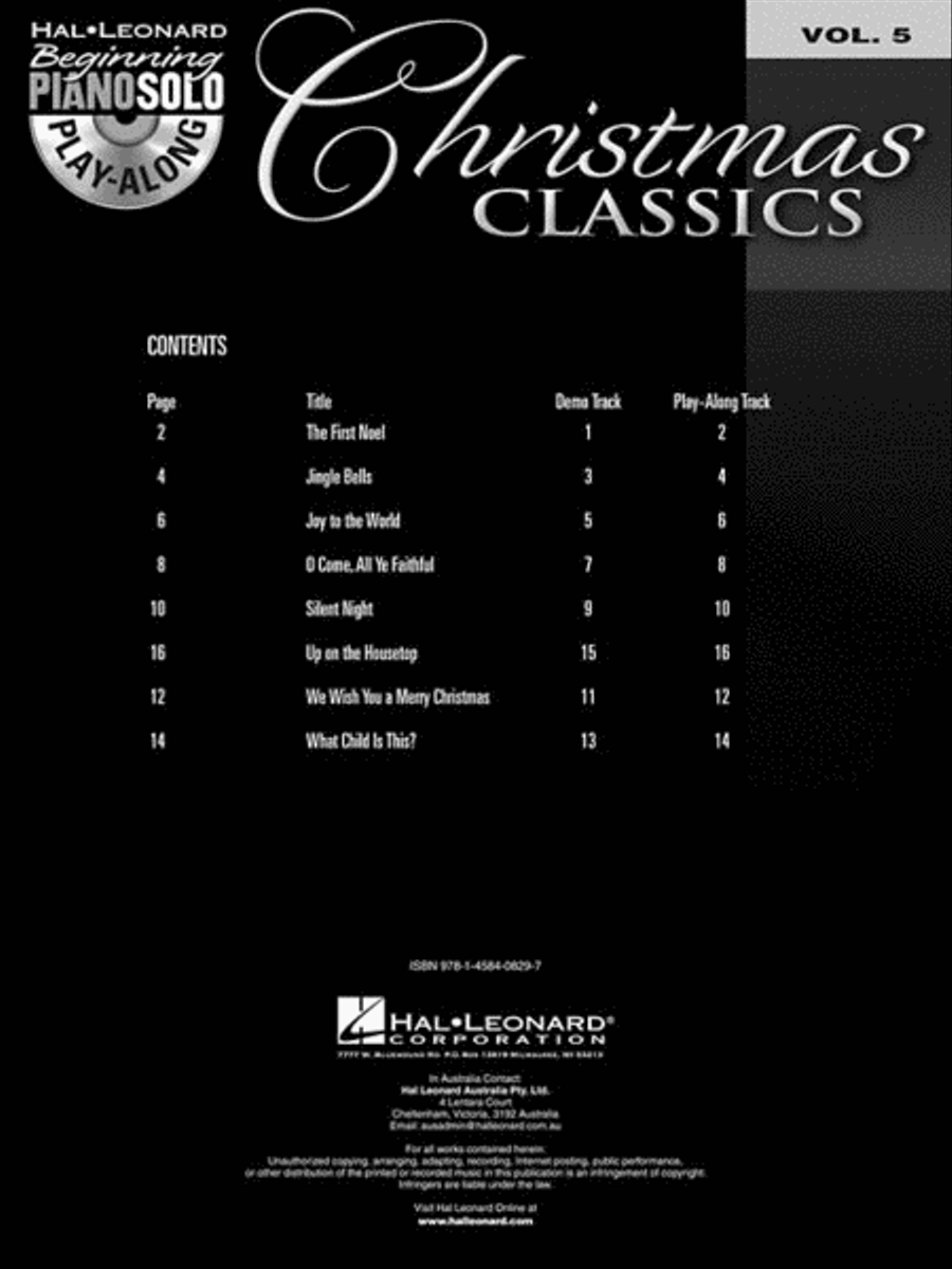 Christmas Classics Christmas Classics Piano Solo scores gallery preview page 3