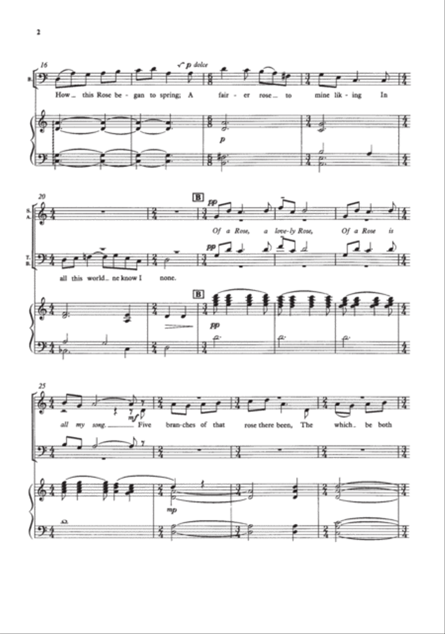 Of a Rose, a lovely Rose Of a Rose, a lovely Rose Divisi scores gallery preview page 3