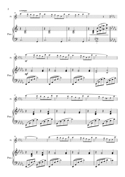 La Vie En Rose arranged for Flute and Piano image number null