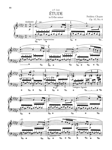 Etude in E-flat minor, Op. 10, No. 6