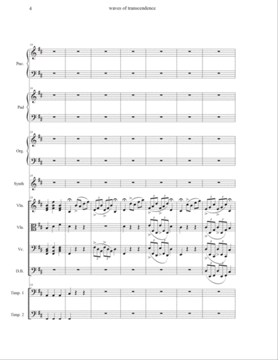 Waves of Transcendence: Anarchy and the Fleeting Buffalo Chamber Music scores gallery preview page 4