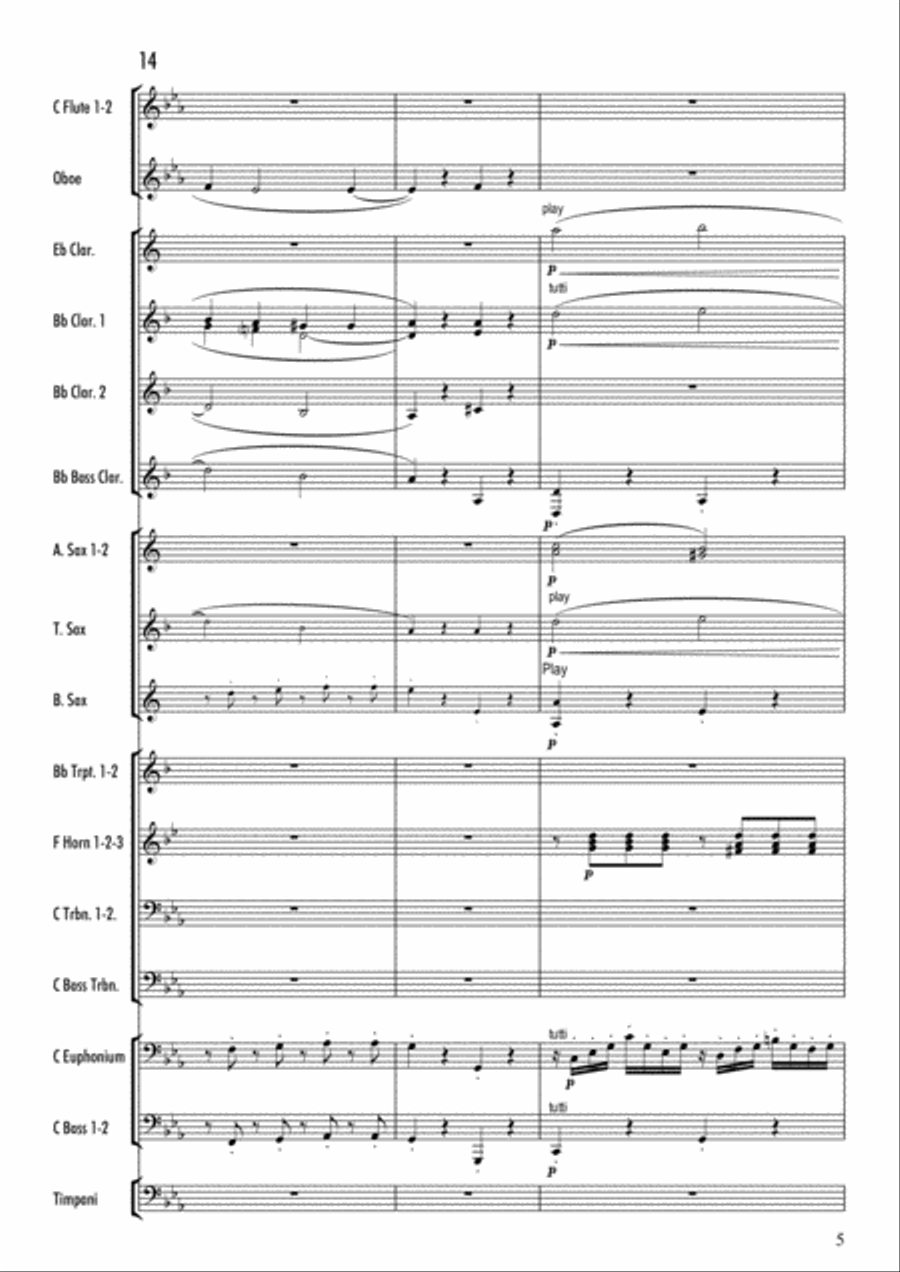 Attila - Preludio - Giuseppe Verdi Concert Band scores gallery preview page 5