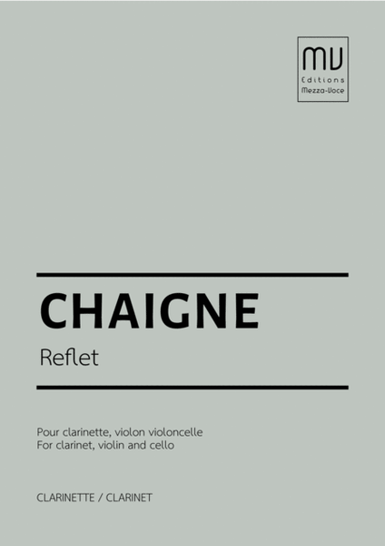 Reflet – for clarinet, violin and cello (PARTS) image number null