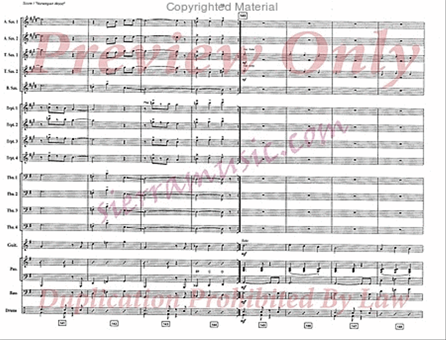 Norwegian Wood Norwegian Wood Big Band scores gallery preview page 17