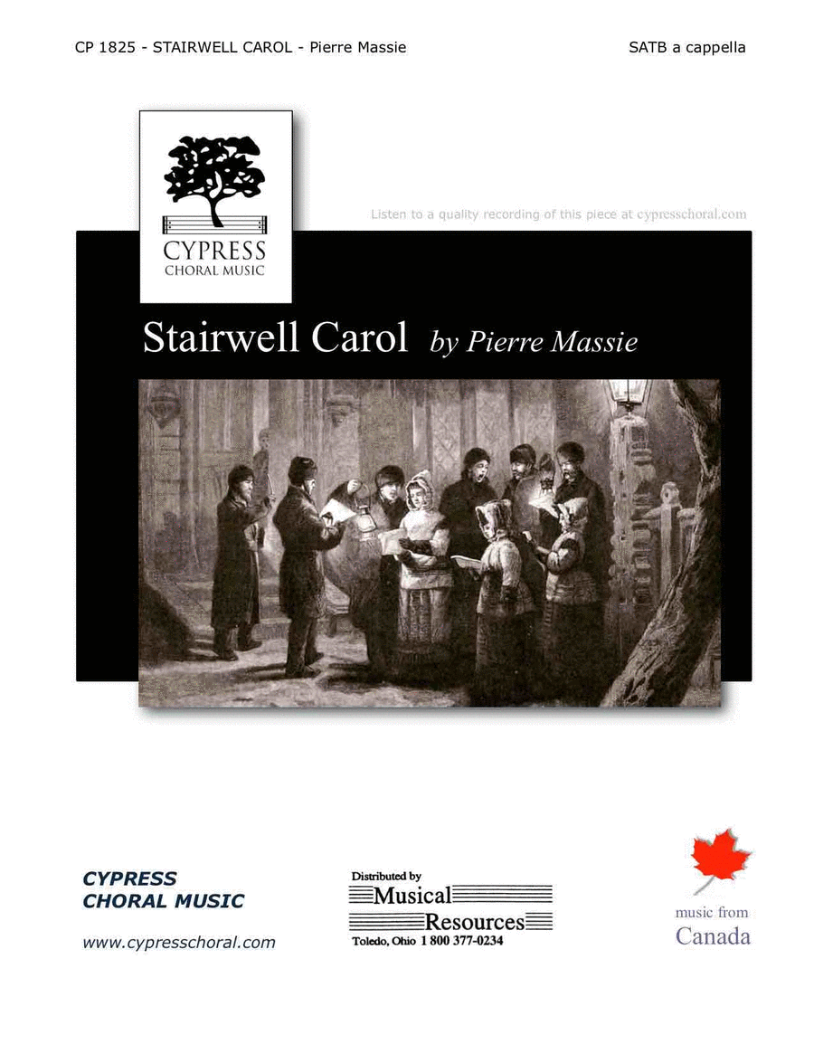 Stairwell Carol 4-Part scores gallery preview page 1