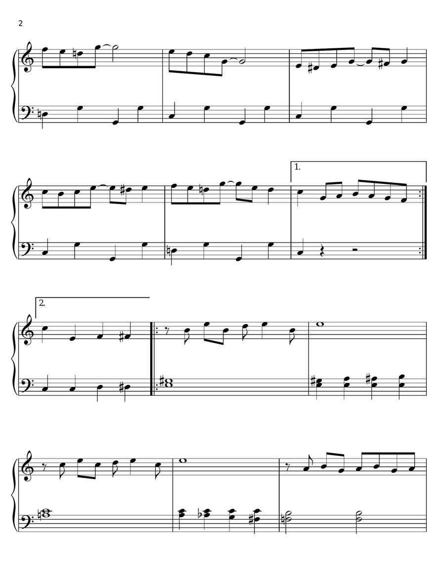 Crab Apples Easy Piano scores gallery preview page 2