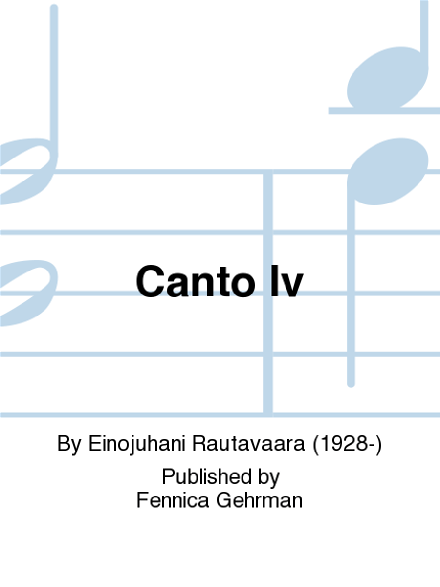 Canto Iv