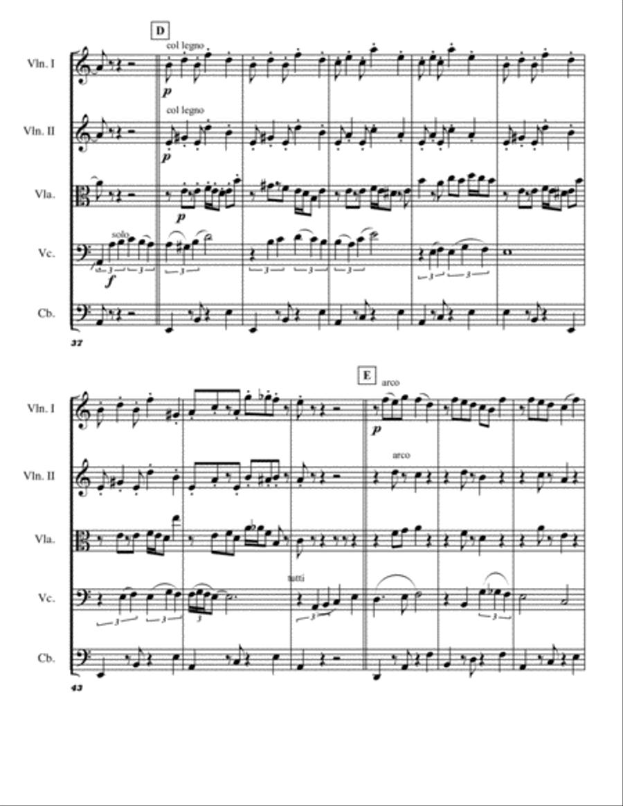 Tango for the Spring String Orchestra scores gallery preview page 4