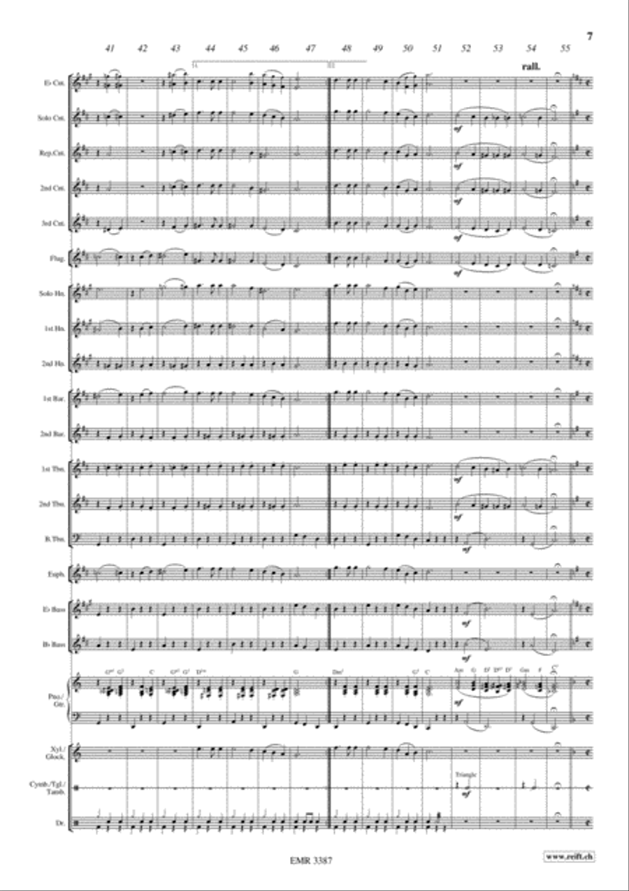 Movie Sequences Brass Band scores gallery preview page 8