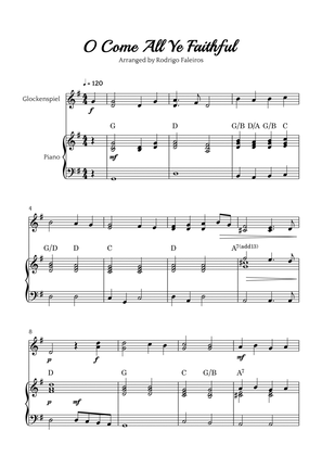 O Come All Ye Faithful (for glockenspiel and piano accompaniment)