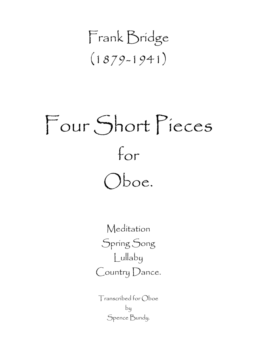 Four Short Pieces Four Short Pieces Piano scores gallery preview page 1