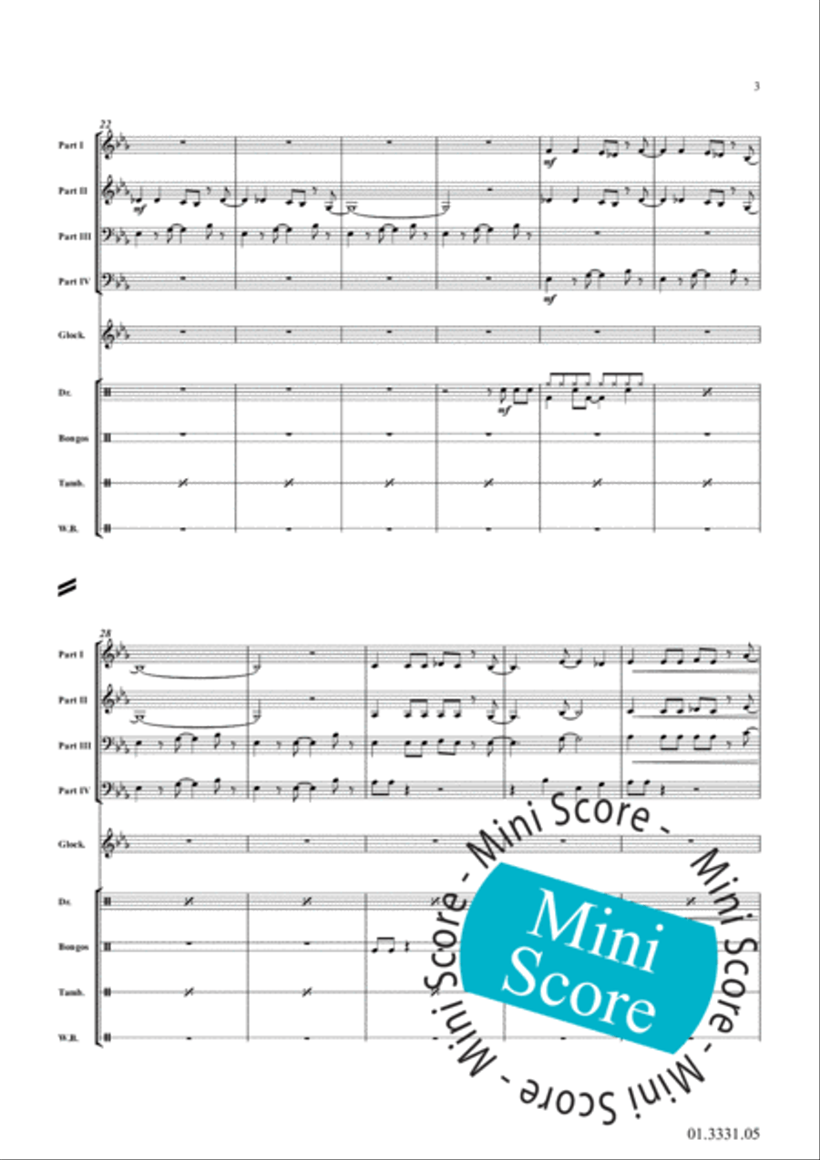 Thinkin' Big Thinkin' Big Concert Band scores gallery preview page 7